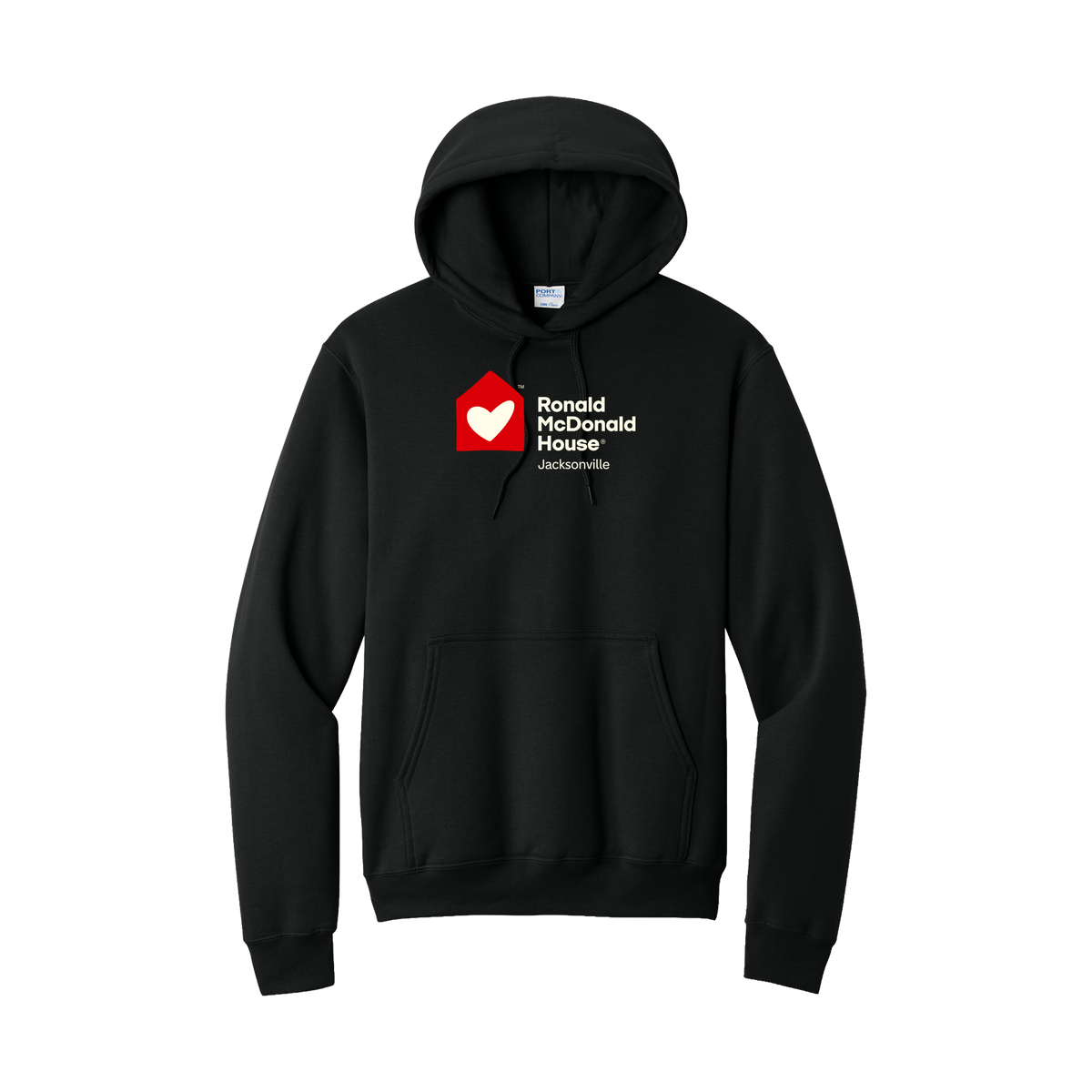 Ronald McDonald House Jacksonville - Port & Co® Core Fleece Pullover Hooded Sweatshirt
