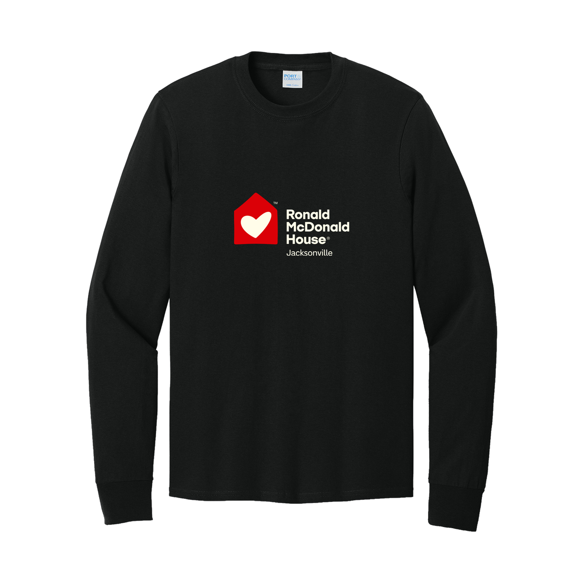Ronald McDonald House Jacksonville - Port & Co® Youth Long Sleeve Core Cotton Tee