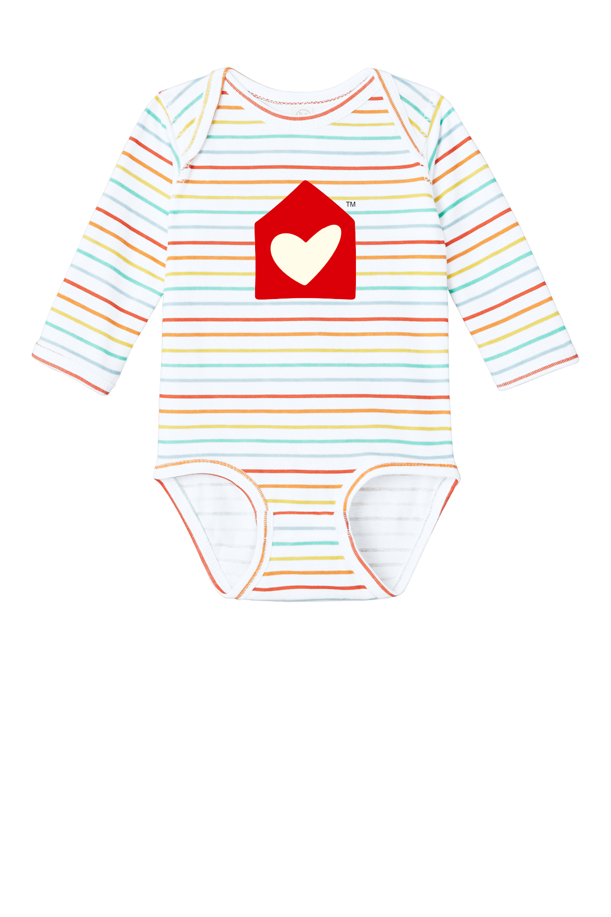 Ronald McDonald House Jacksonville - Rabbit Skins™ Infant Long Sleeve Jersey Bodysuit