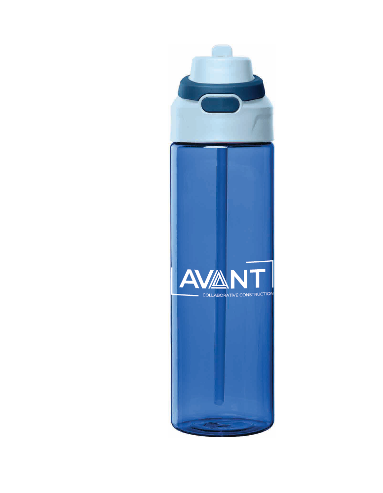 Avant - Lynk rPET Flip-Straw Single Wall Bottle - 28 oz.