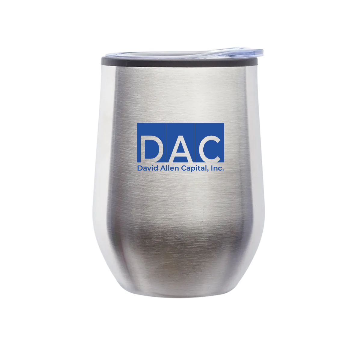 DAC - 12 oz. Shelby Stemless Wine Glass with lid