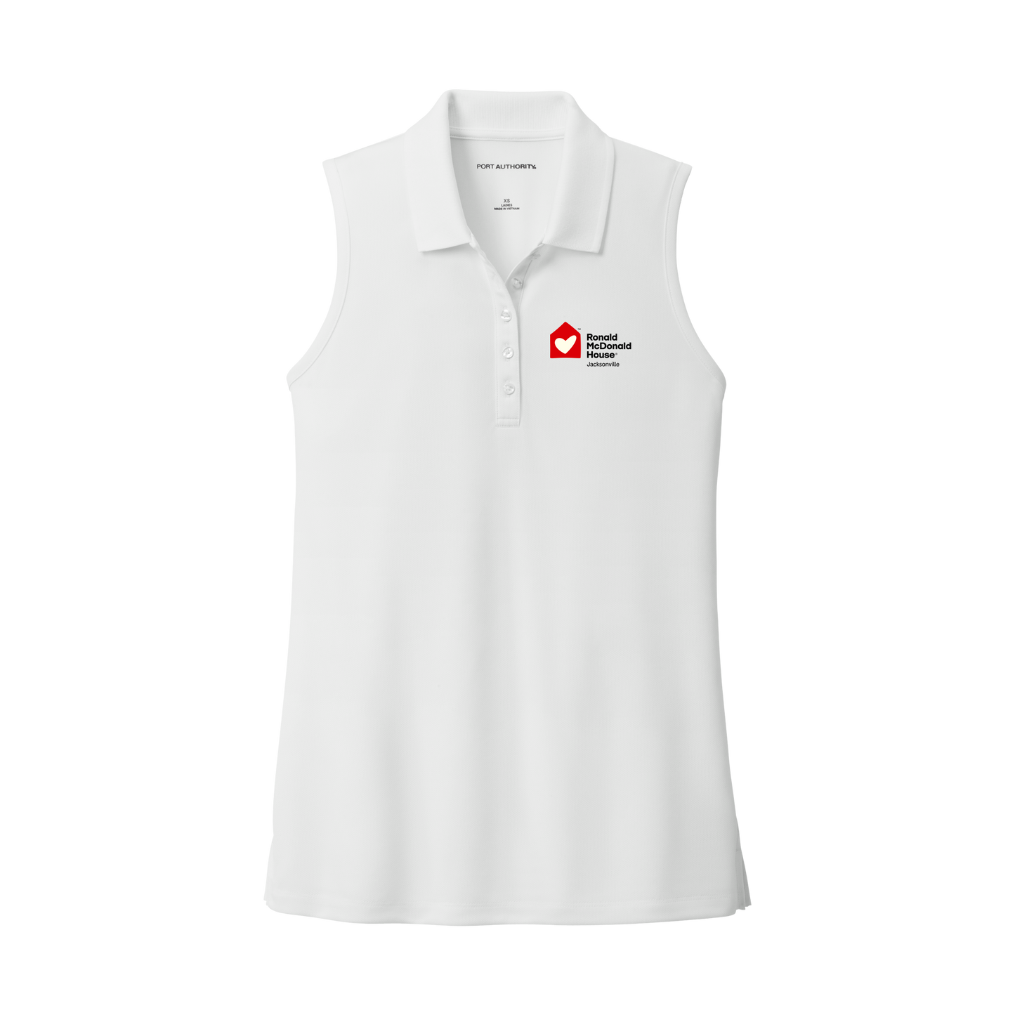 Ronald McDonald House Jacksonville - Port Authority® Women's Dry Zone® UV Micro-Mesh Sleeveless Polo
