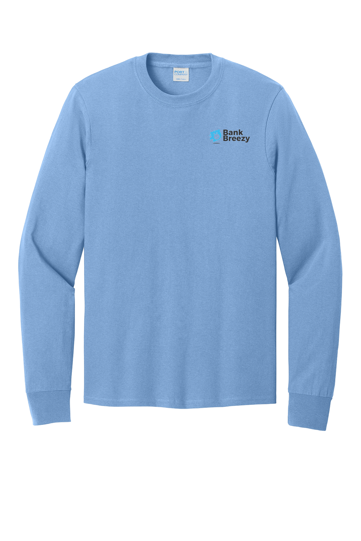 Bank Breezy - Port & Co® Long Sleeve Core Cotton Tee