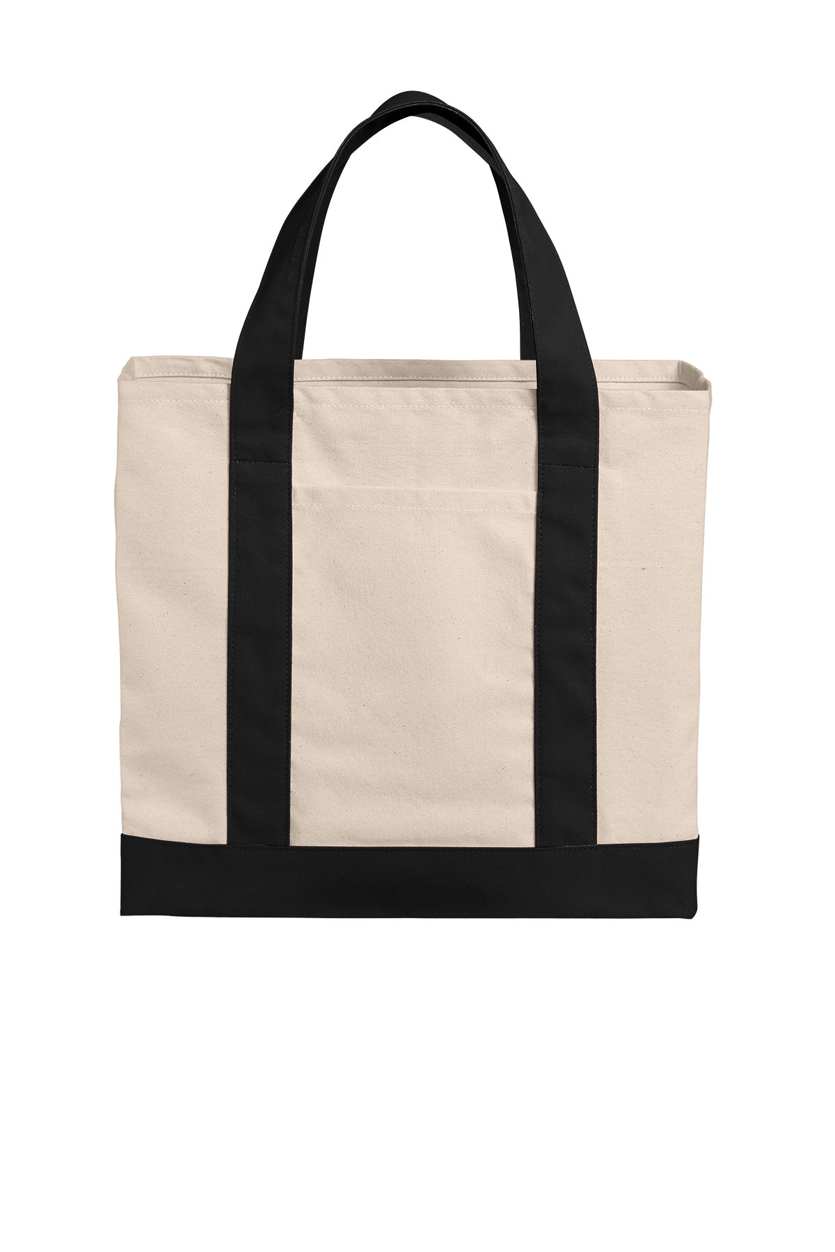 Custom Logo - Port Authority® Cotton Canvas Two-Tone Tote
