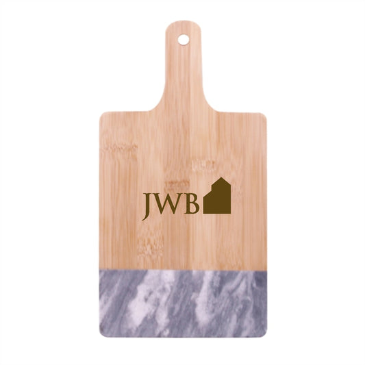 JWB - Black Marble & Bamboo Cutting Board