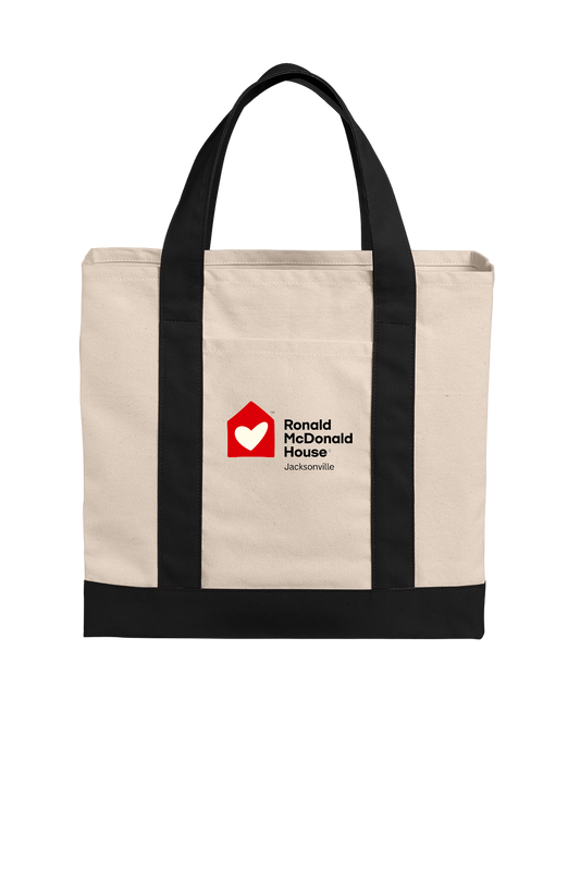 Ronald McDonald House Jacksonville - Port Authority® Cotton Canvas Two-Tone Tote