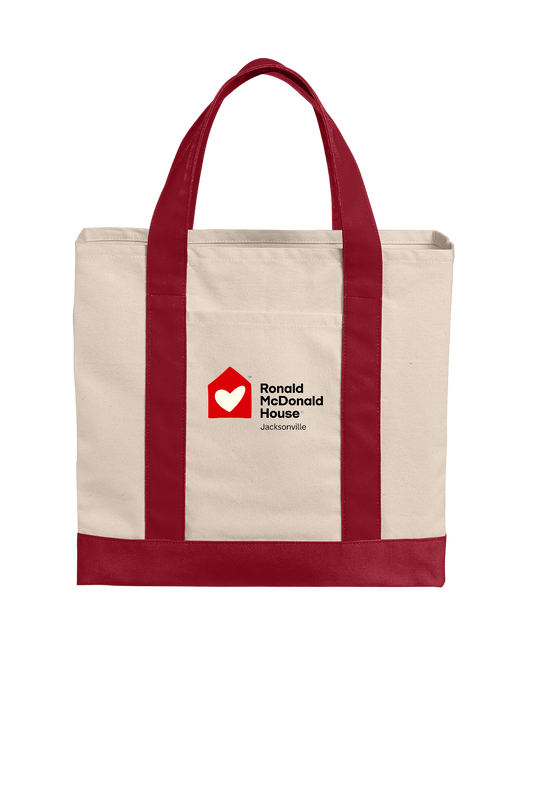Ronald McDonald House Jacksonville - Port Authority® Cotton Canvas Two-Tone Tote