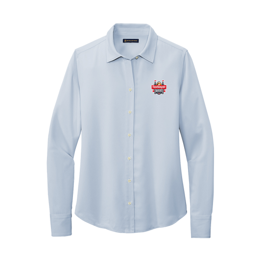 TSGB - Brooks Brothers® Women’s Full-Button Satin Blouse