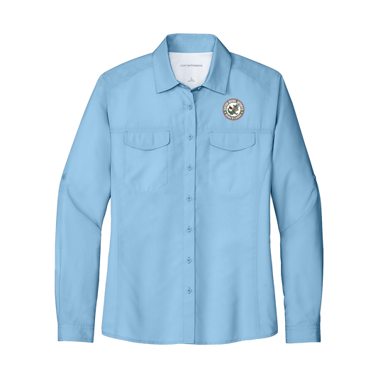 Bowl'd Ladies- Port Authority Women's Long Sleeve UV Daybreak Shirt