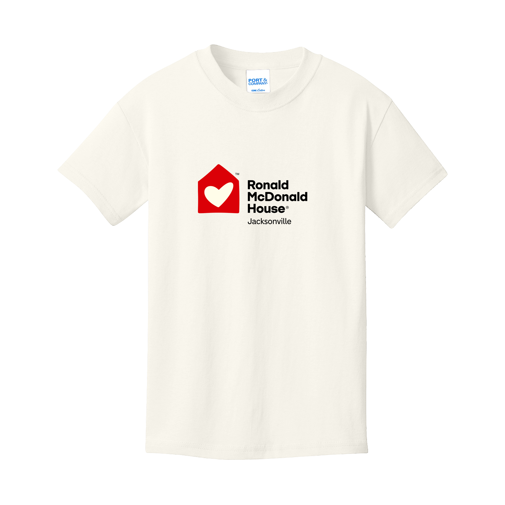 Ronald McDonald House Jacksonville - Port & Co® Youth Core Cotton Tee