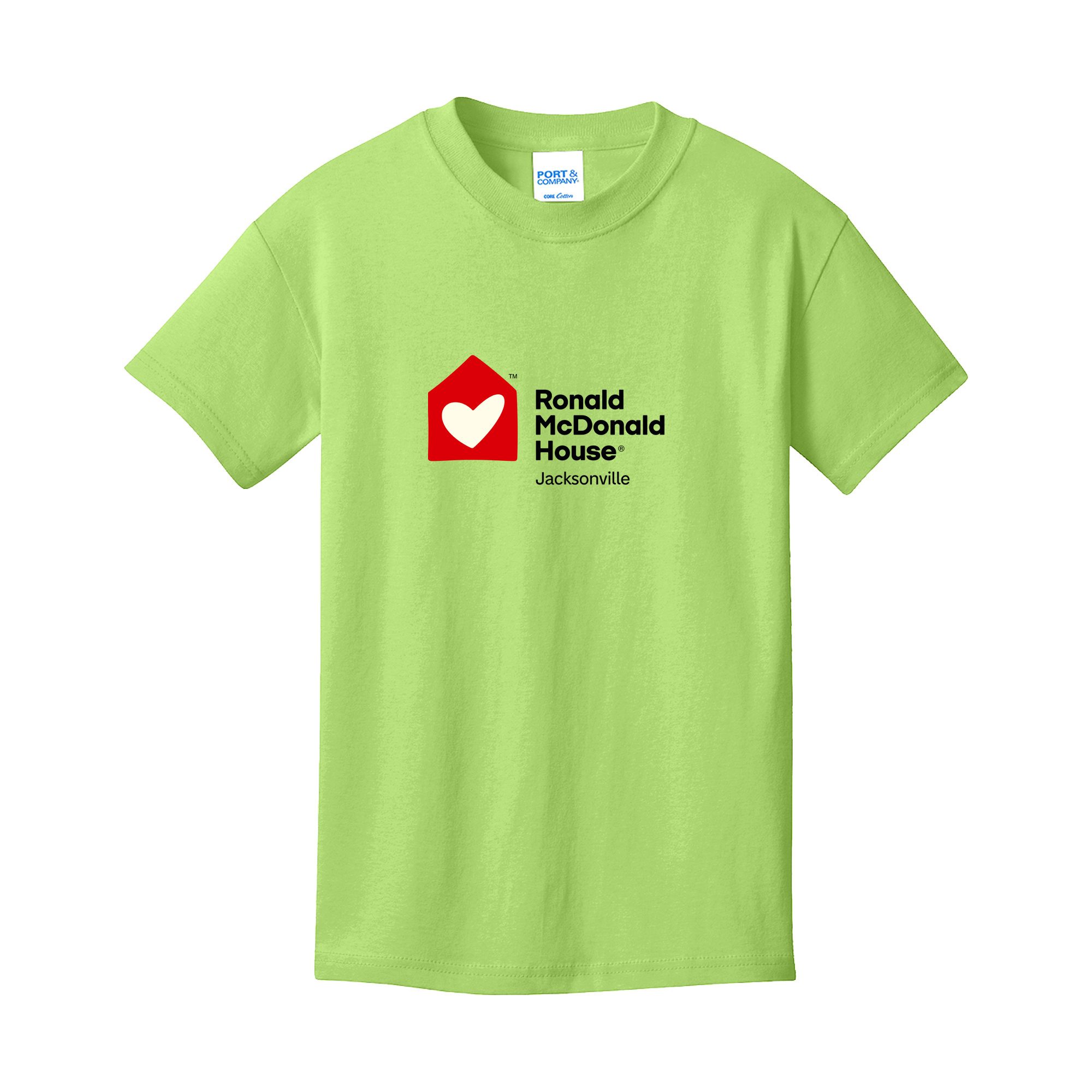 Ronald McDonald House Jacksonville - Port & Co® Youth Core Cotton Tee