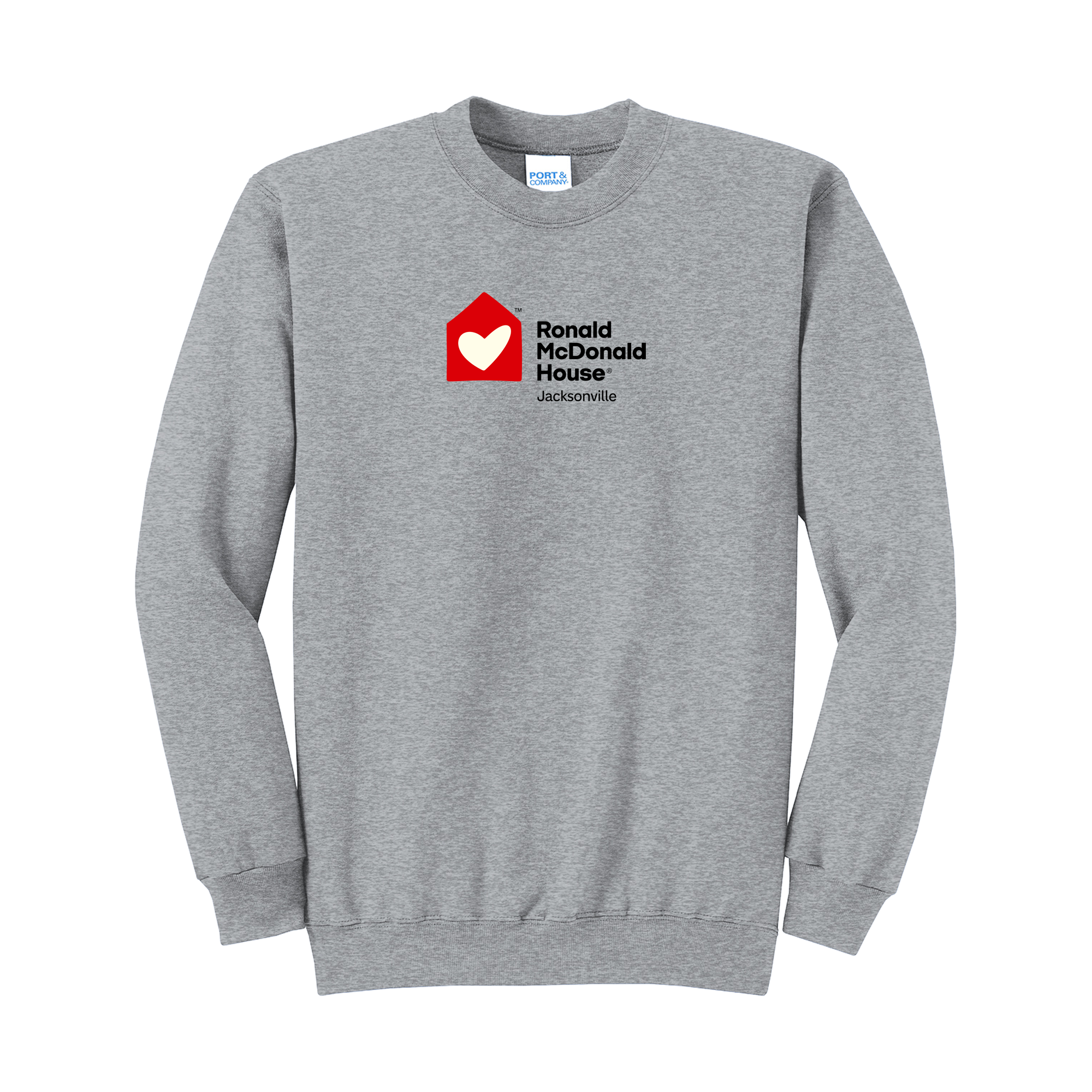 Ronald McDonald House Jacksonville - Port & Co® Core Fleece Crewneck Sweatshirt