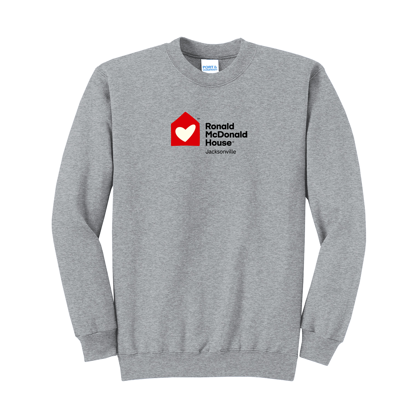 Ronald McDonald House Jacksonville - Port & Co® Core Fleece Crewneck Sweatshirt