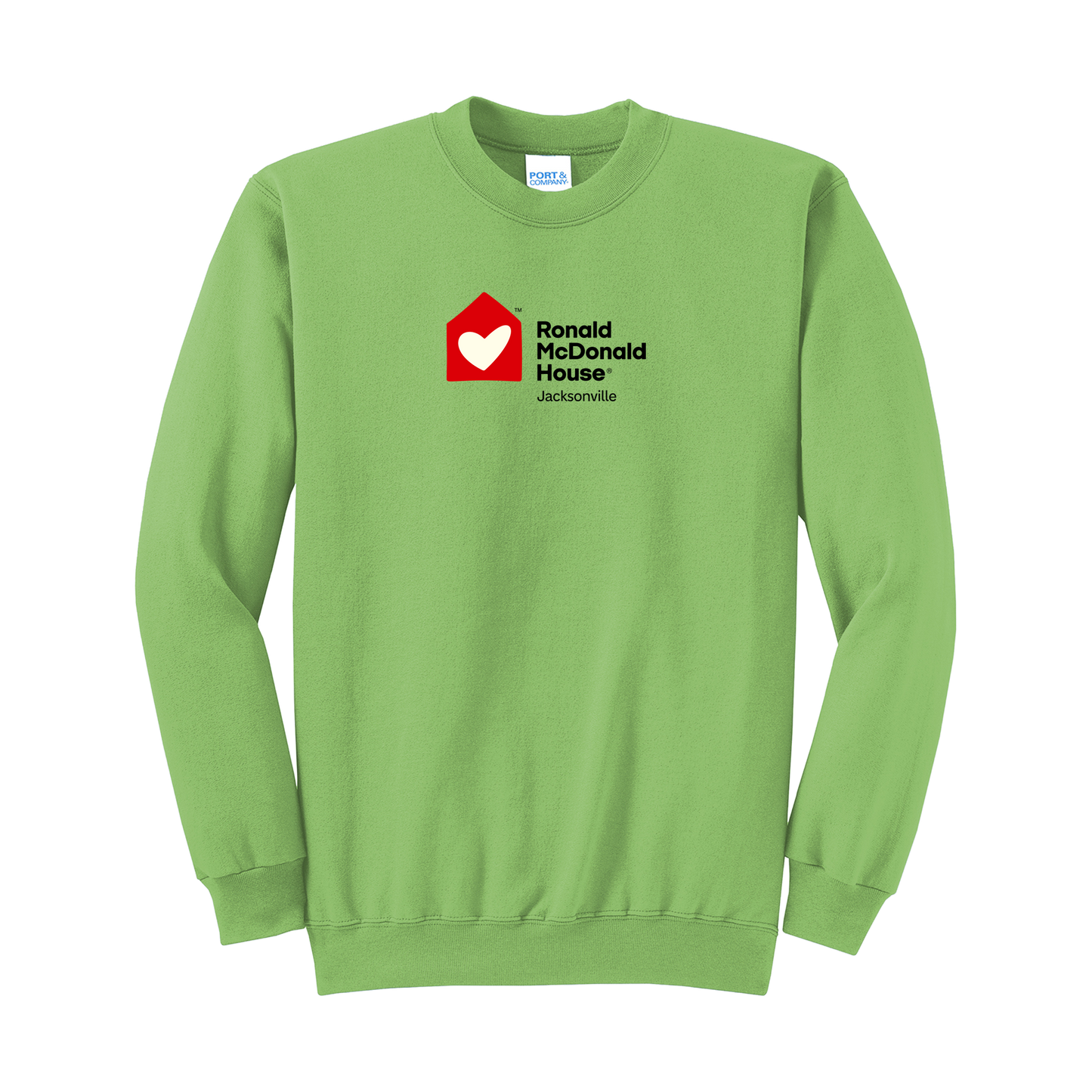 Ronald McDonald House Jacksonville - Port & Co® Core Fleece Crewneck Sweatshirt