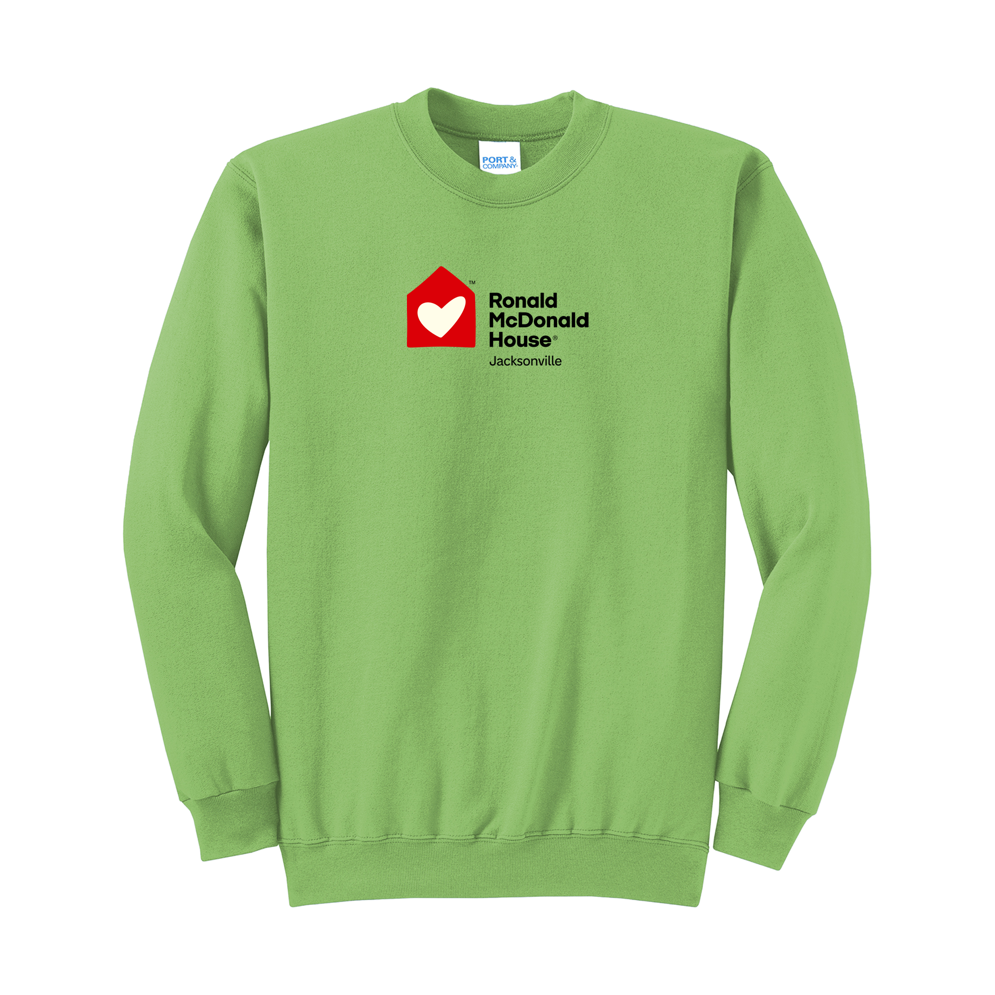 Ronald McDonald House Jacksonville - Port & Co® Core Fleece Crewneck Sweatshirt
