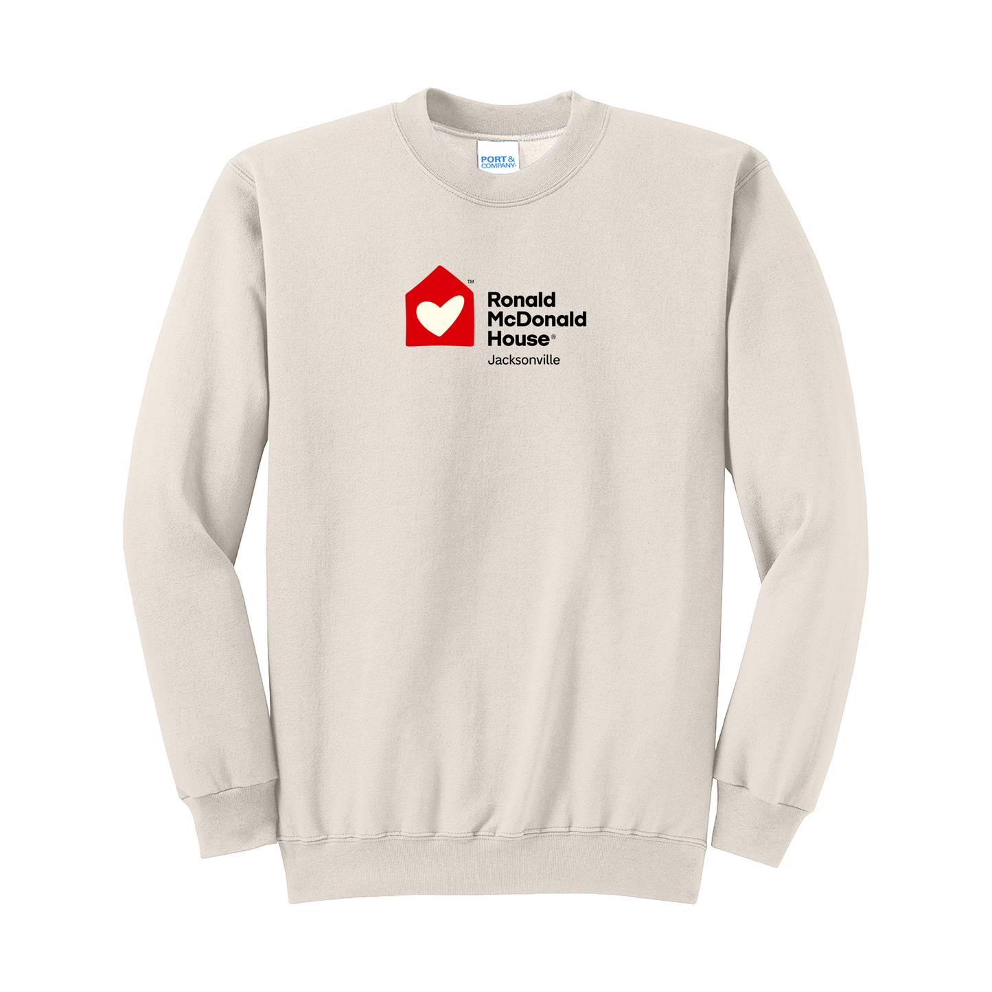 Ronald McDonald House Jacksonville - Port & Co® Core Fleece Crewneck Sweatshirt