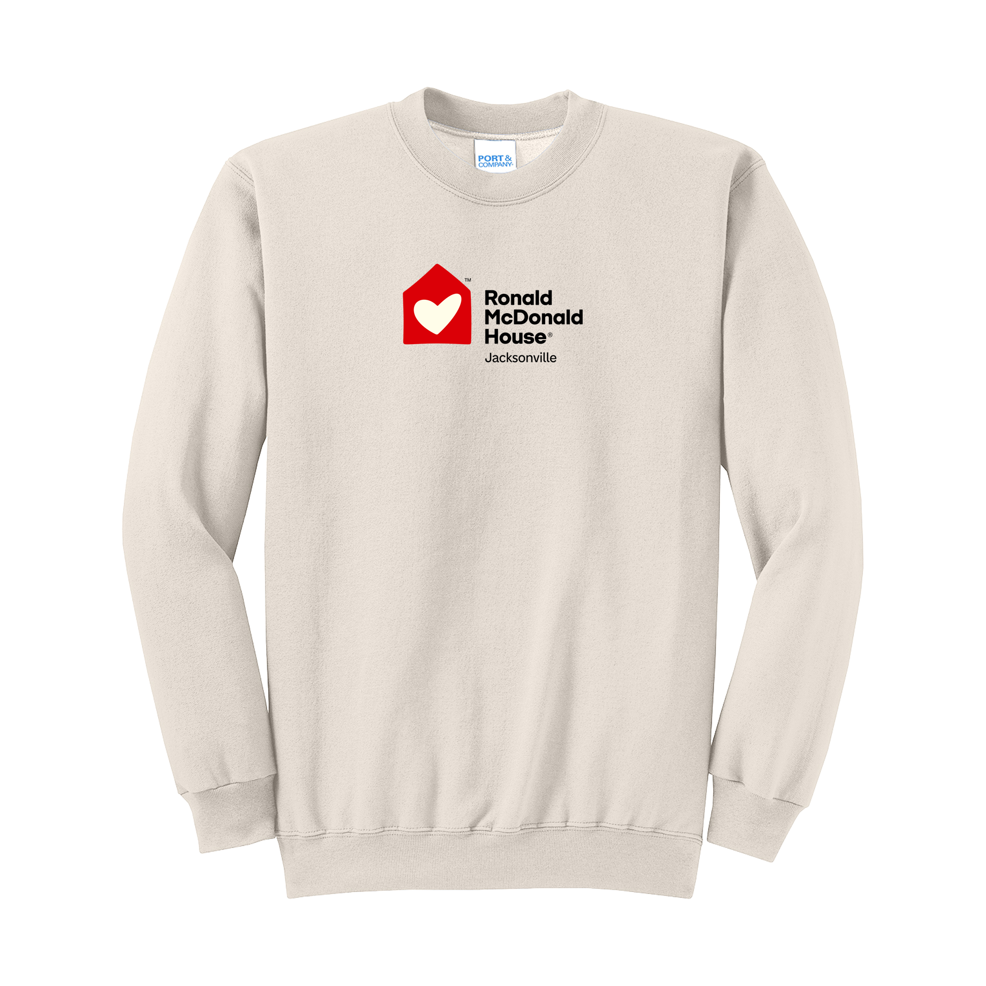 Ronald McDonald House Jacksonville - Port & Co® Core Fleece Crewneck Sweatshirt