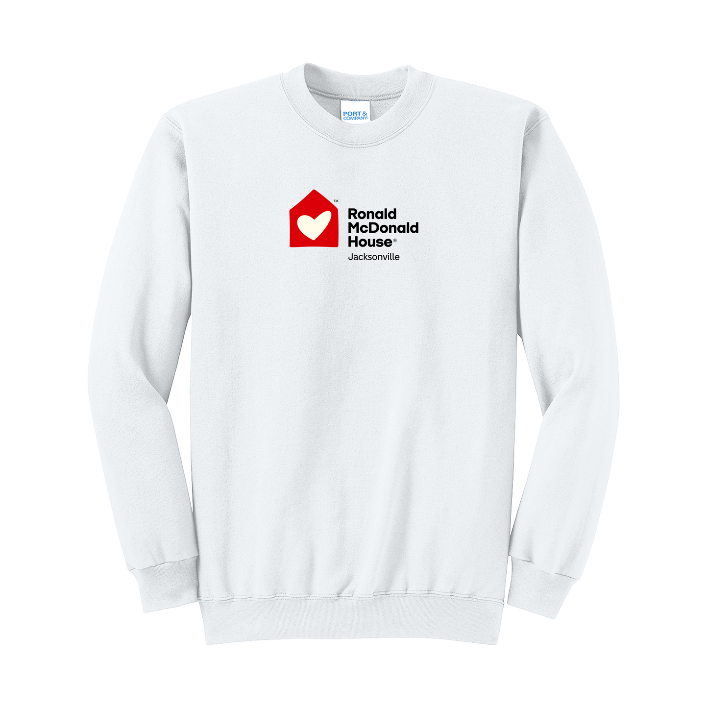 Ronald McDonald House Jacksonville - Port & Co® Core Fleece Crewneck Sweatshirt