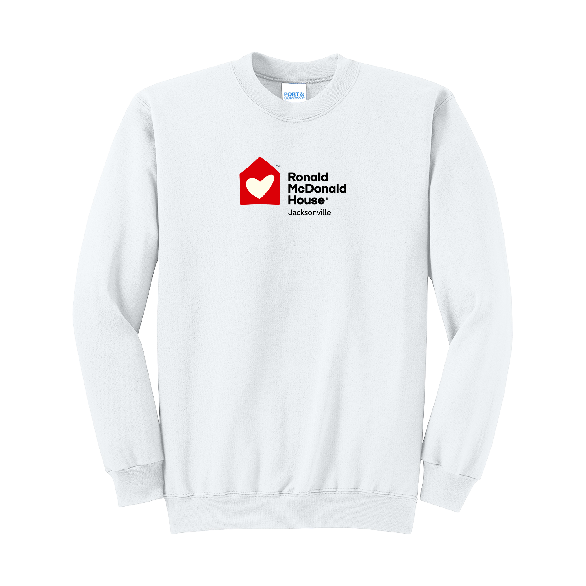 Ronald McDonald House Jacksonville - Port & Co® Core Fleece Crewneck Sweatshirt