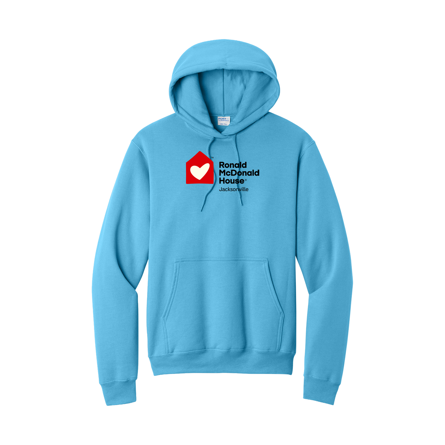 Ronald McDonald House Jacksonville - Port & Co® Core Fleece Pullover Hooded Sweatshirt