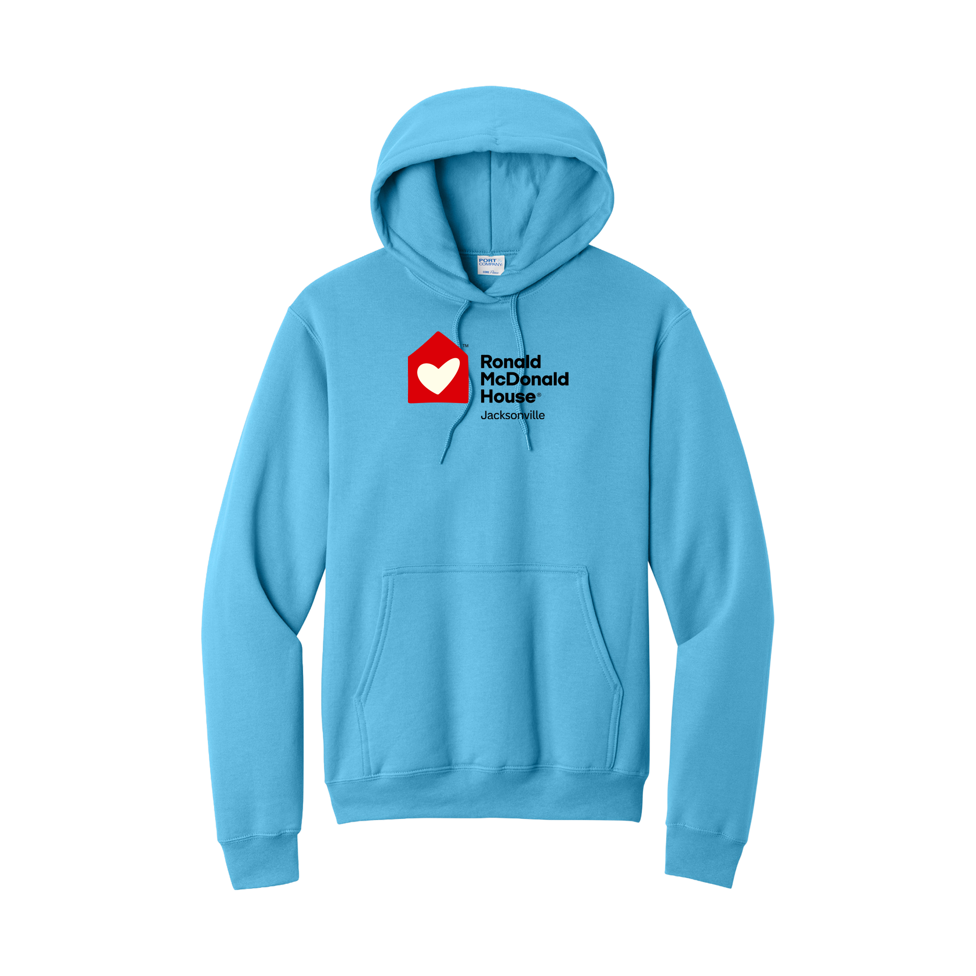Ronald McDonald House Jacksonville - Port & Co® Core Fleece Pullover Hooded Sweatshirt