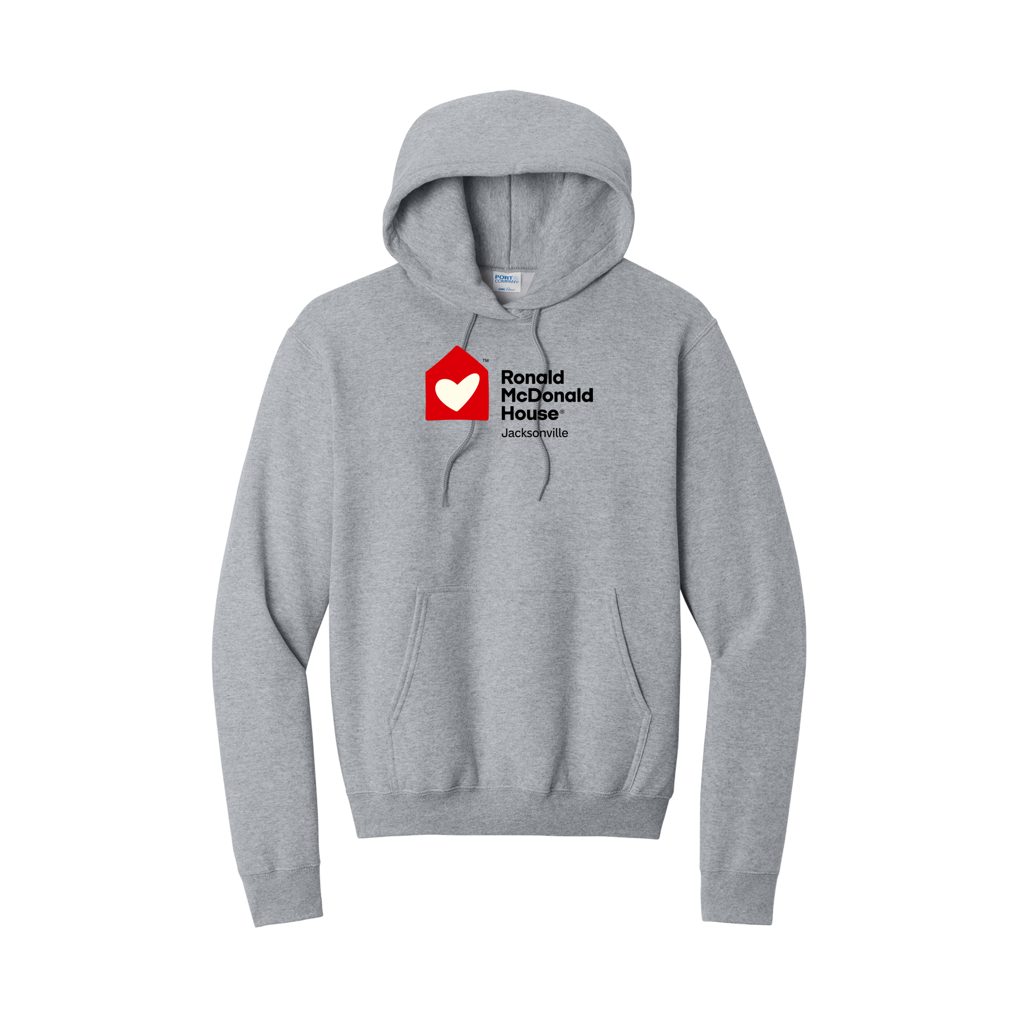 Ronald McDonald House Jacksonville - Port & Co® Core Fleece Pullover Hooded Sweatshirt