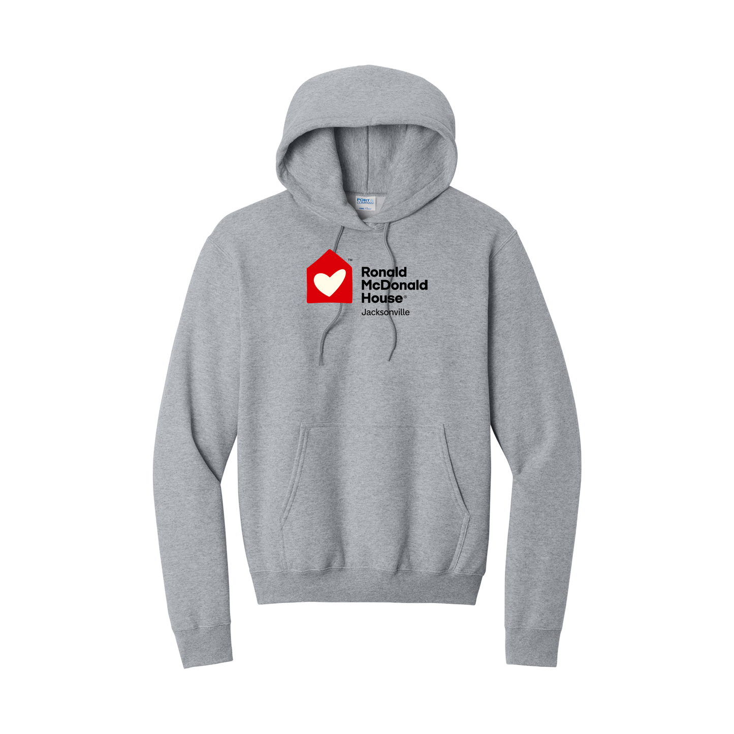 Ronald McDonald House Jacksonville - Port & Co® Core Fleece Pullover Hooded Sweatshirt