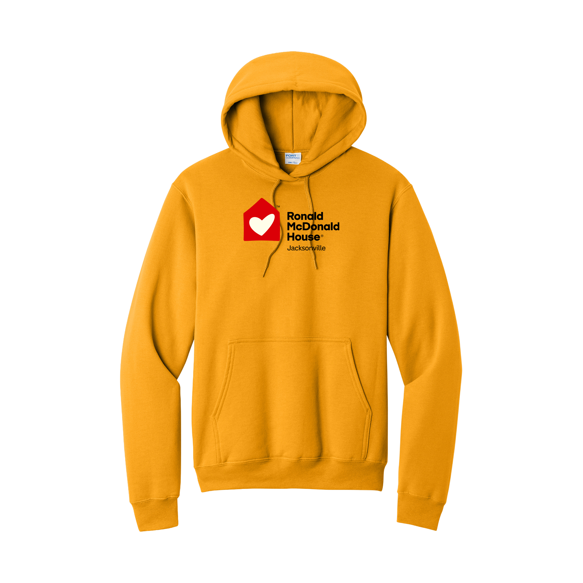 Ronald McDonald House Jacksonville - Port & Co® Core Fleece Pullover Hooded Sweatshirt