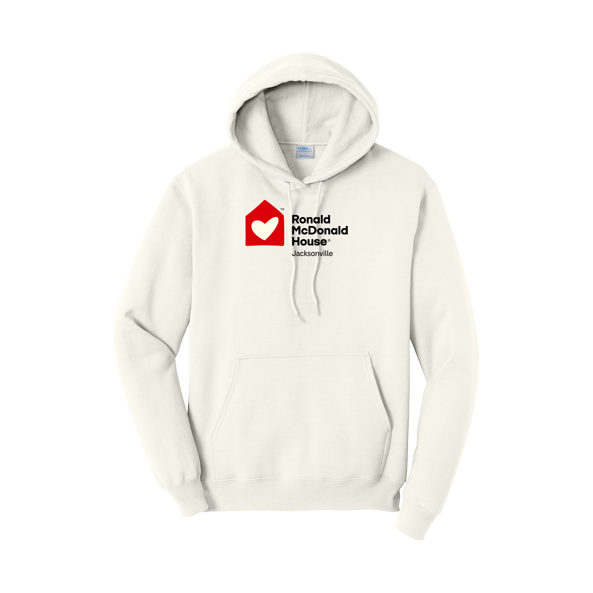 Ronald McDonald House Jacksonville - Port & Co® Core Fleece Pullover Hooded Sweatshirt