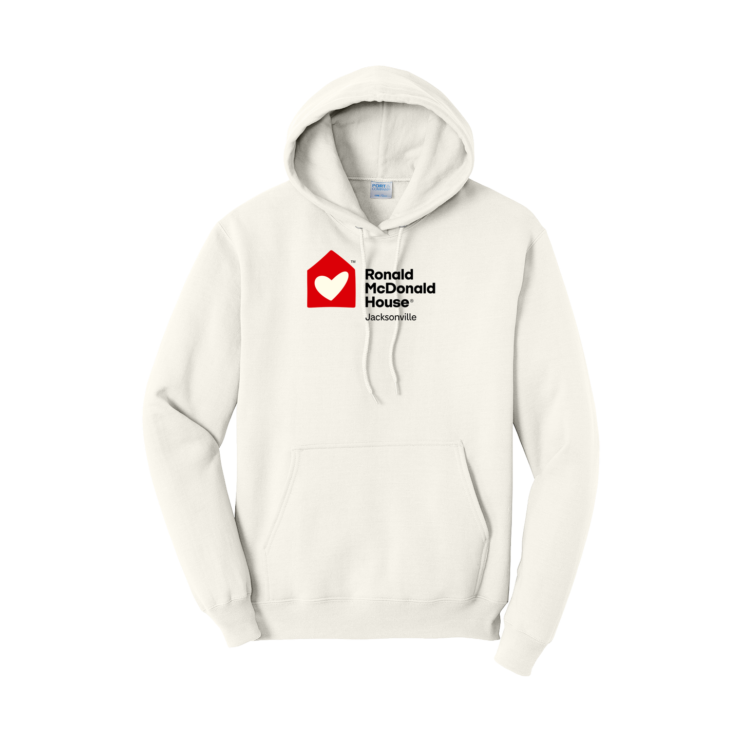 Ronald McDonald House Jacksonville - Port & Co® Core Fleece Pullover Hooded Sweatshirt