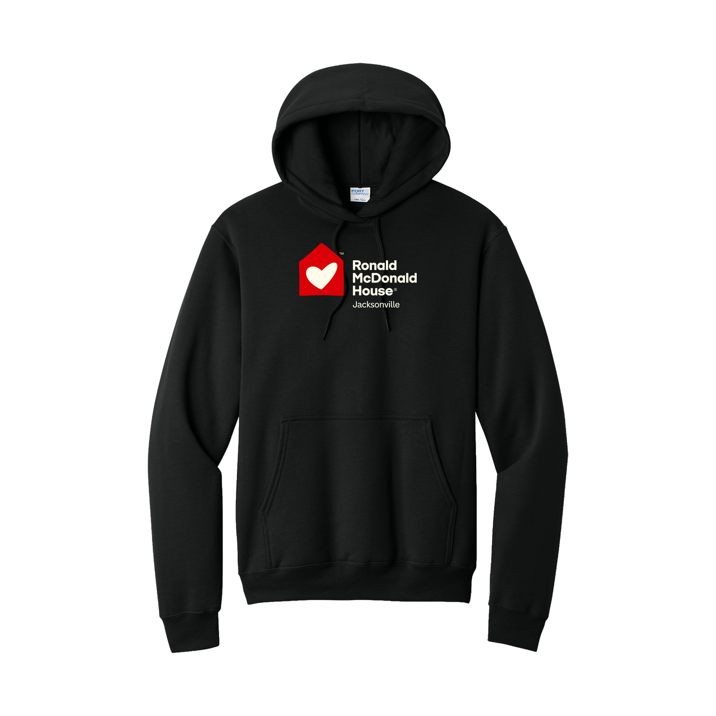Ronald McDonald House Jacksonville - Port & Co® Core Fleece Pullover Hooded Sweatshirt