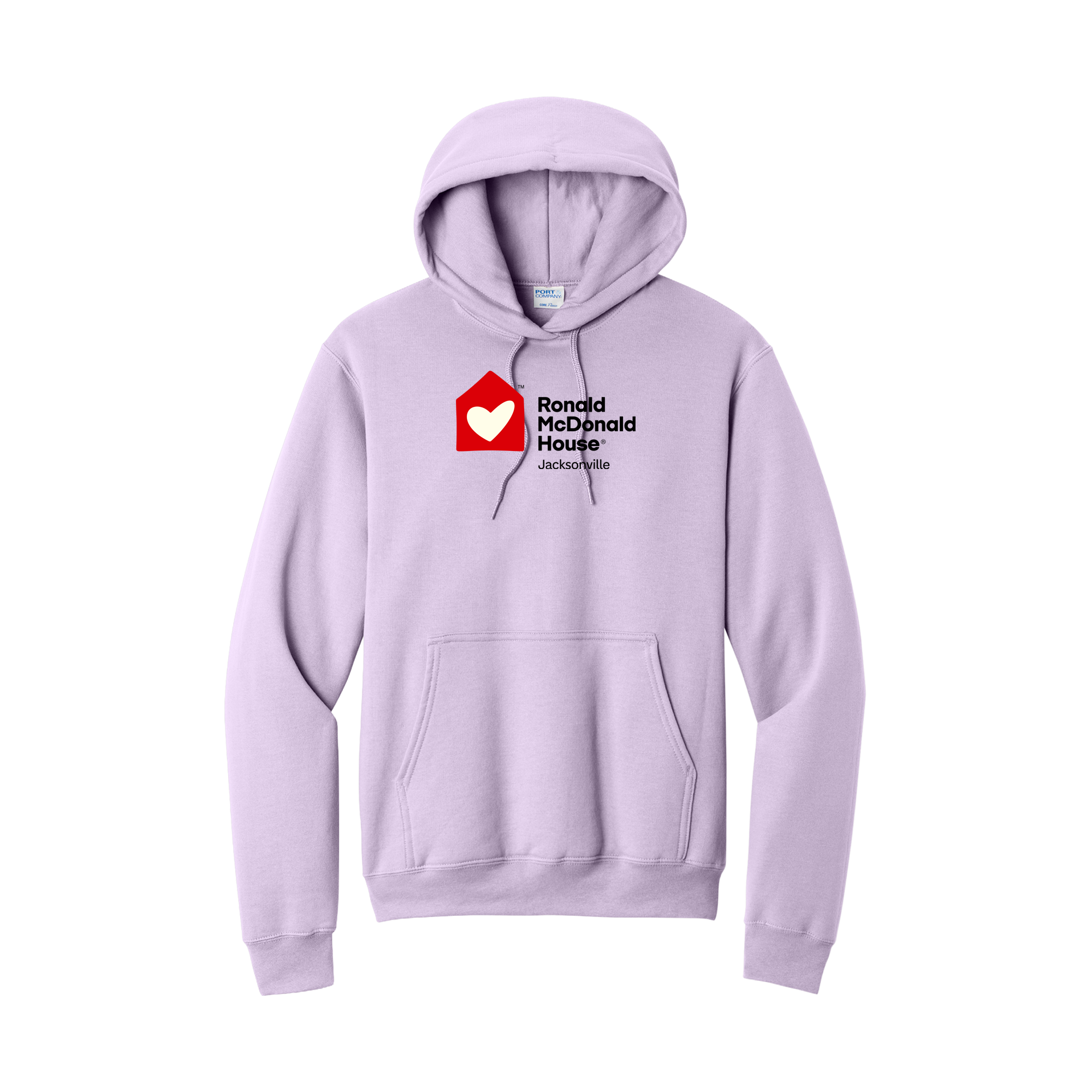 Ronald McDonald House Jacksonville - Port & Co® Core Fleece Pullover Hooded Sweatshirt