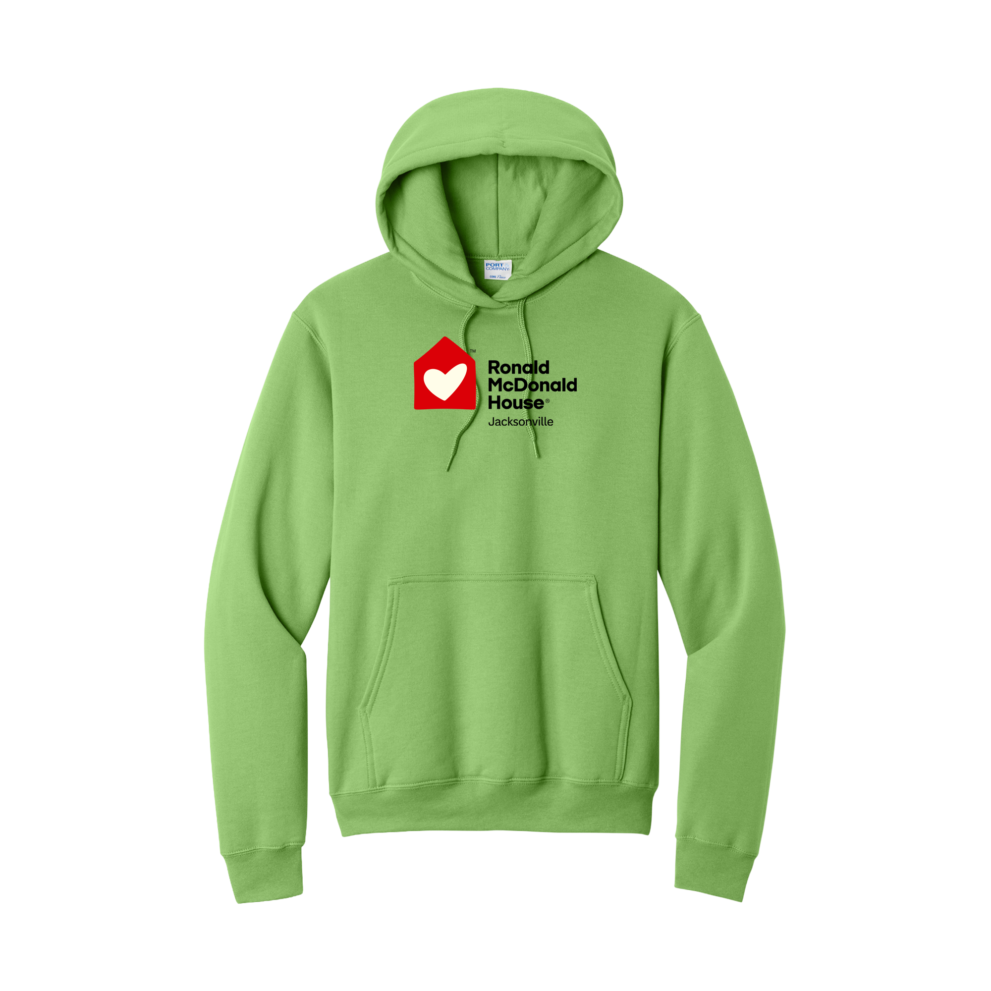 Ronald McDonald House Jacksonville - Port & Co® Core Fleece Pullover Hooded Sweatshirt