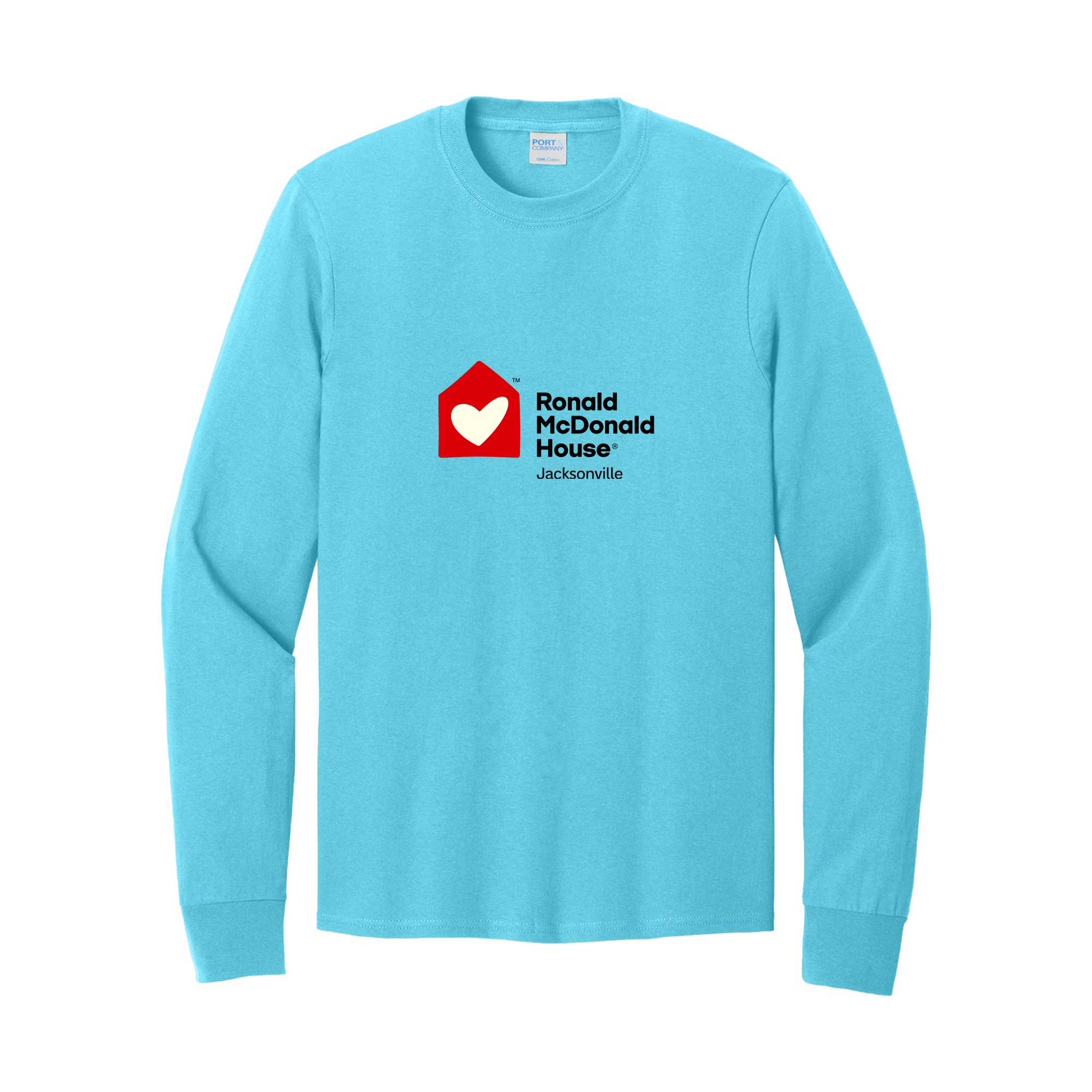 Ronald McDonald House Jacksonville - Port & Co® Long Sleeve Core Cotton Tee