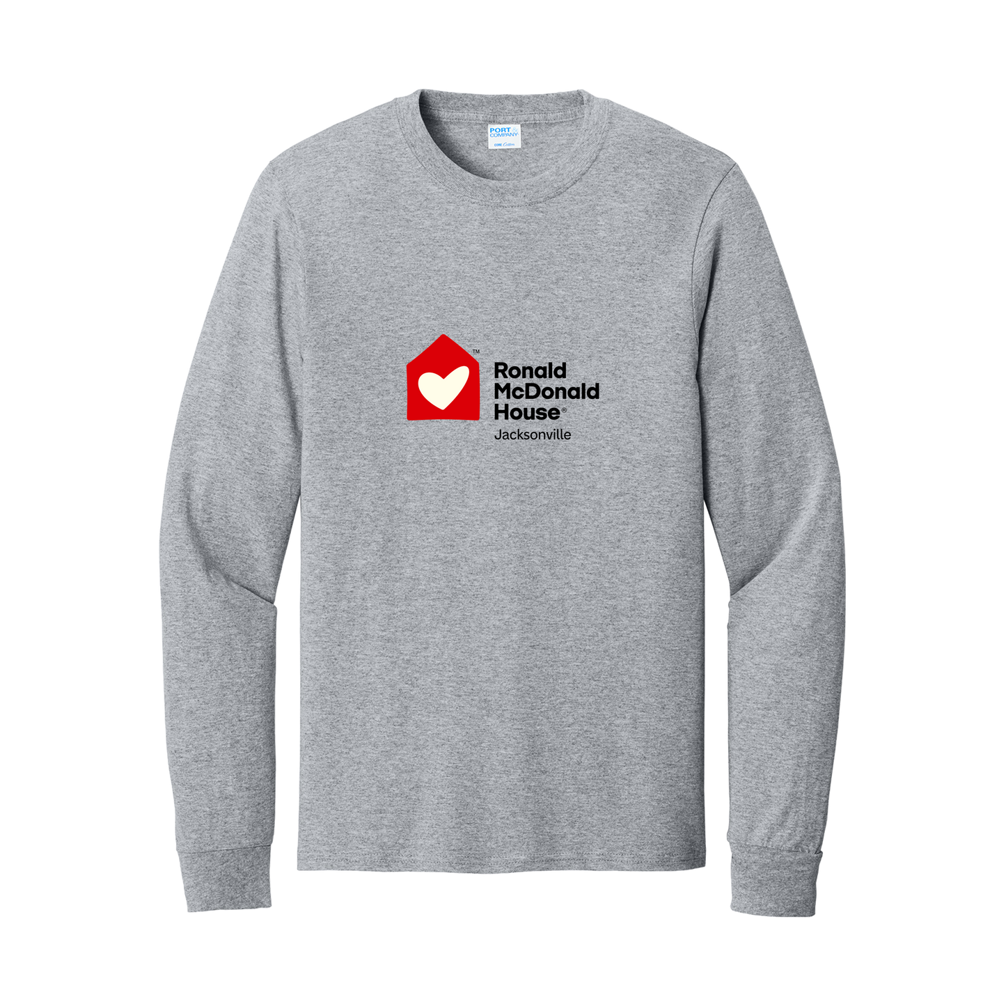 Ronald McDonald House Jacksonville - Port & Co® Long Sleeve Core Cotton Tee