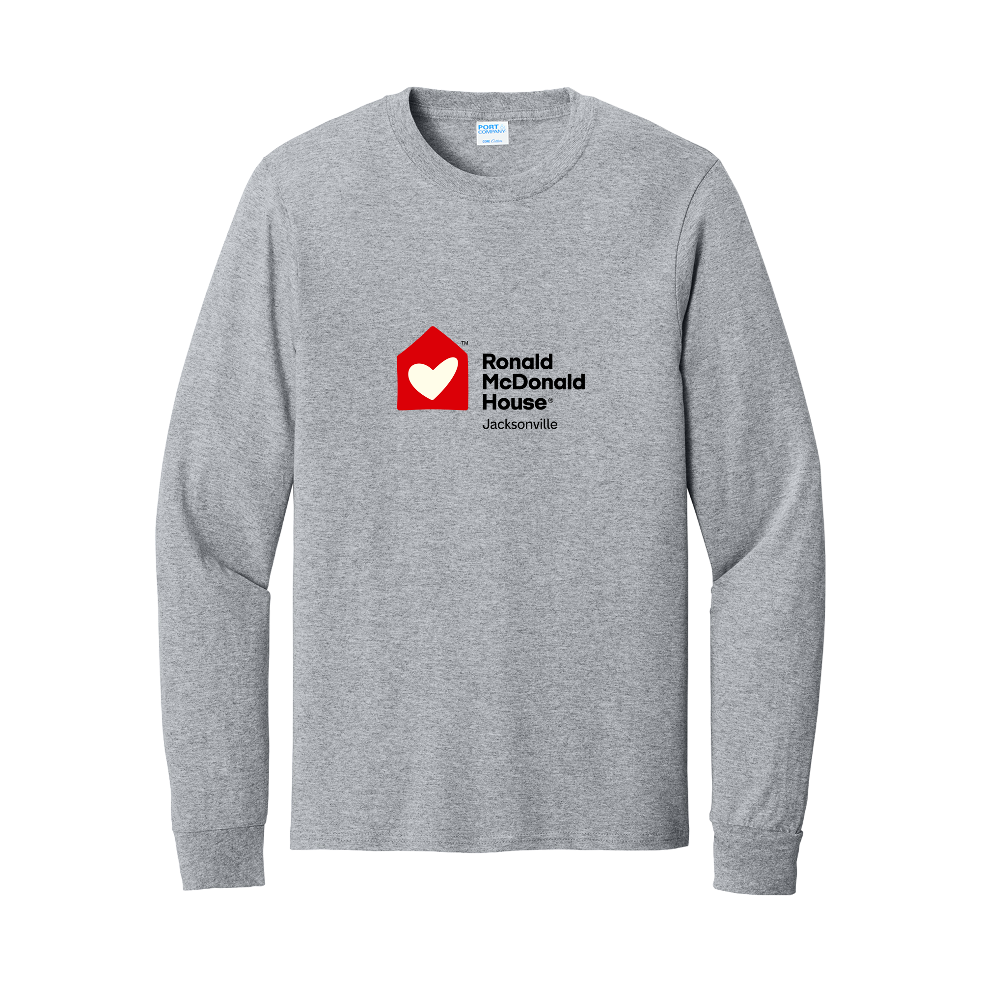 Ronald McDonald House Jacksonville - Port & Co® Long Sleeve Core Cotton Tee