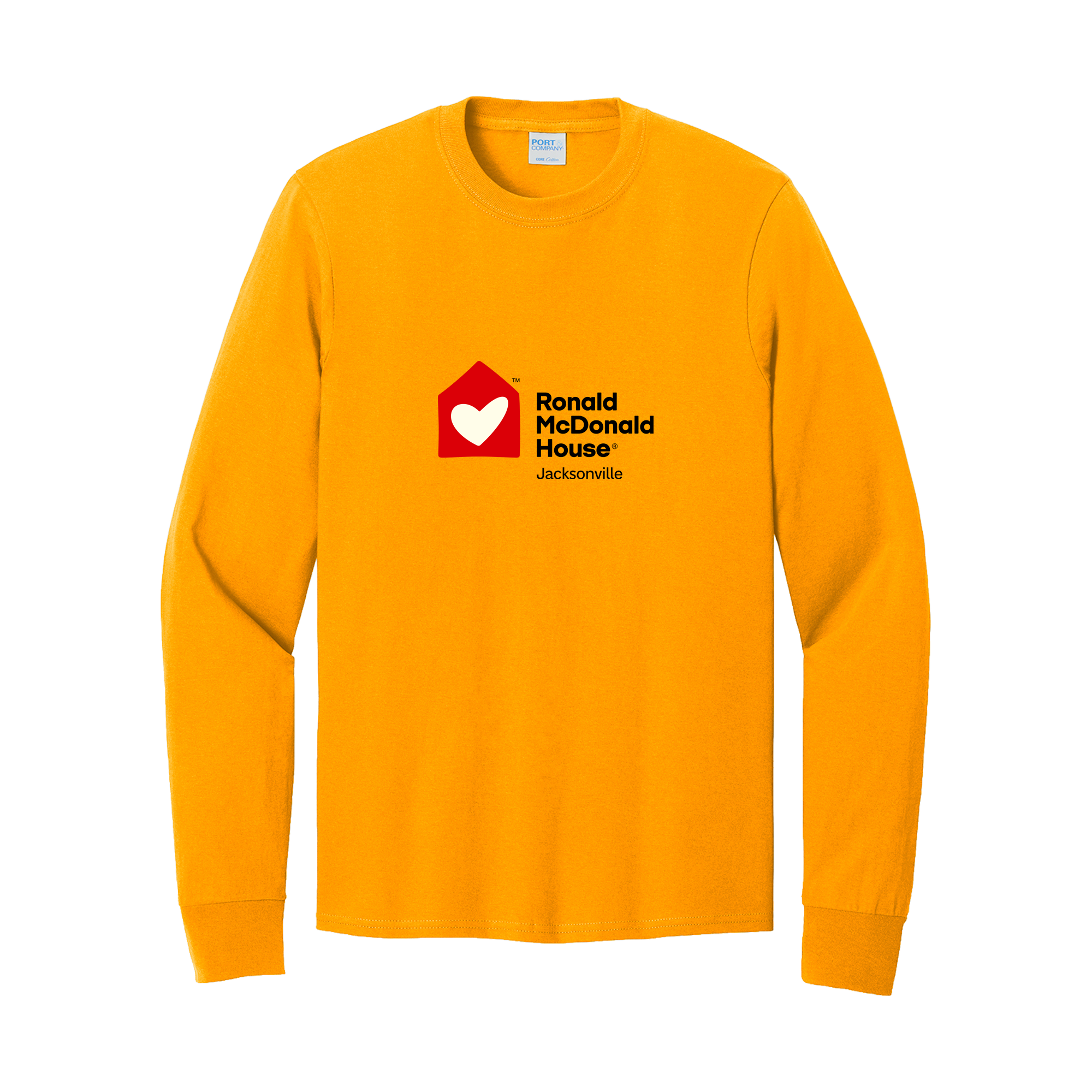 Ronald McDonald House Jacksonville - Port & Co® Long Sleeve Core Cotton Tee