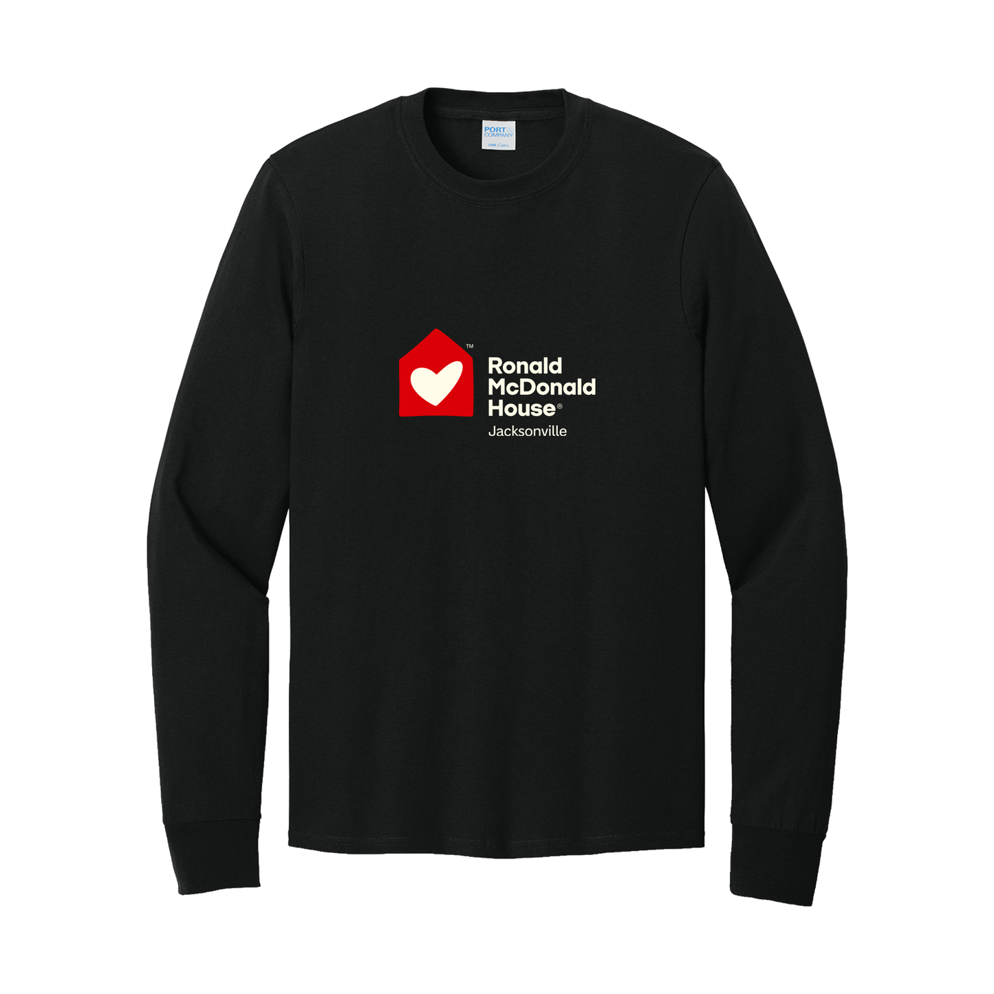 Ronald McDonald House Jacksonville - Port & Co® Long Sleeve Core Cotton Tee