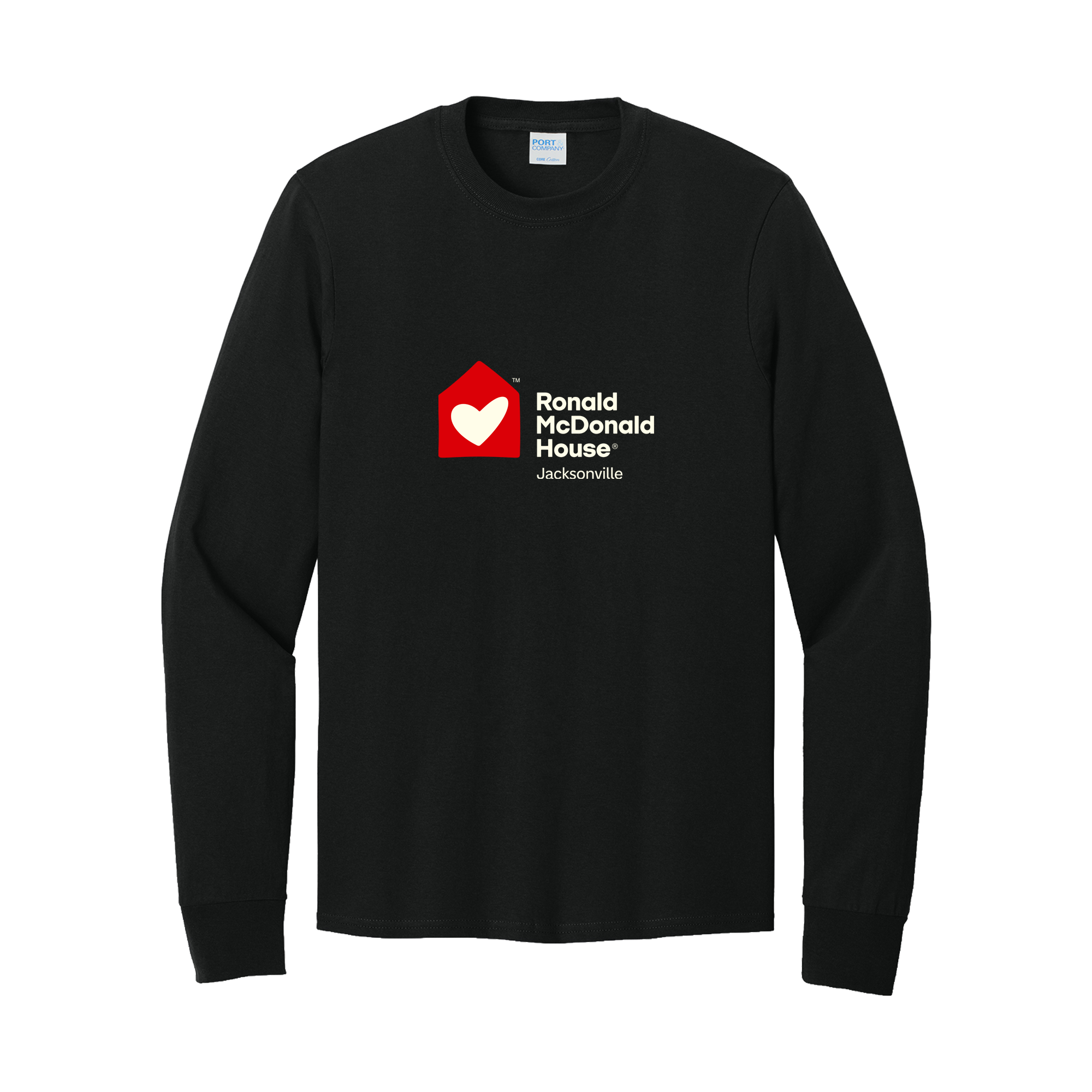 Ronald McDonald House Jacksonville - Port & Co® Youth Long Sleeve Core Cotton Tee