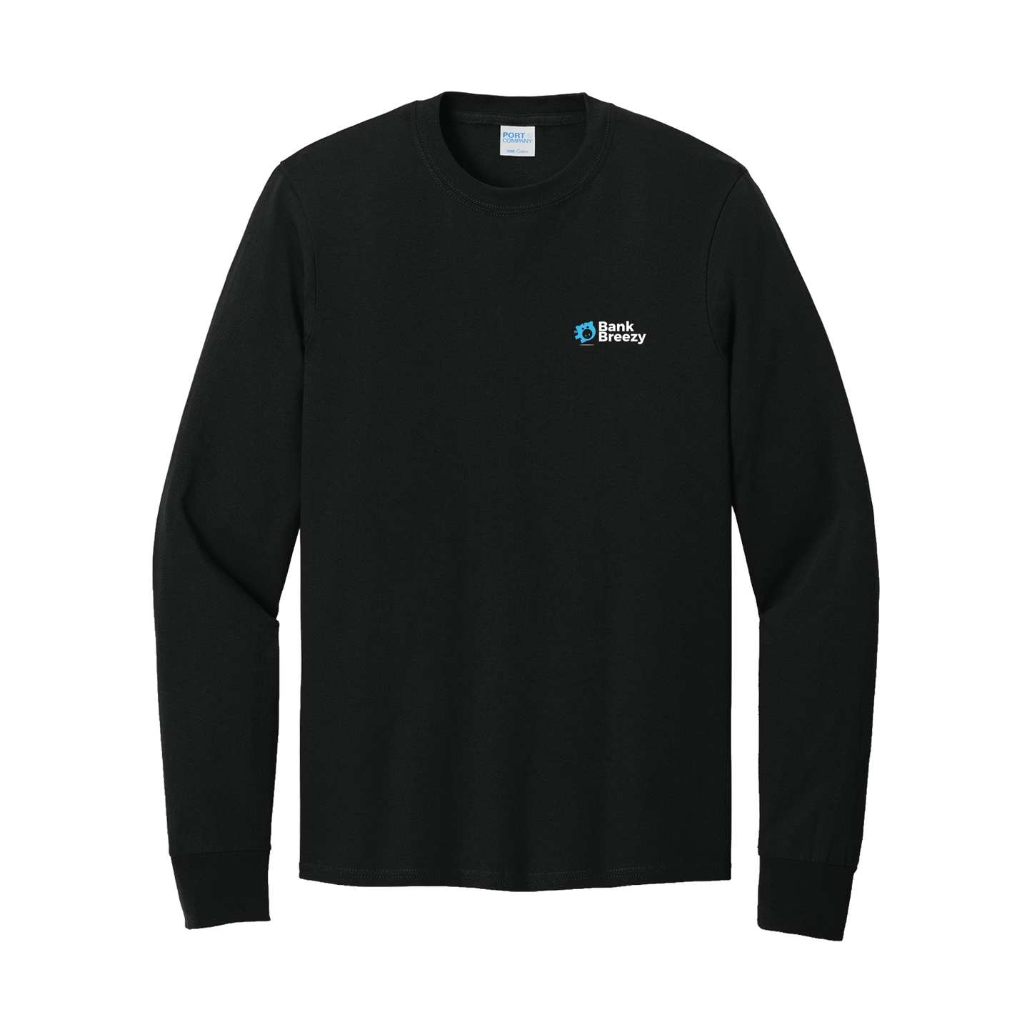 Bank Breezy - Port & Co® Long Sleeve Core Cotton Tee