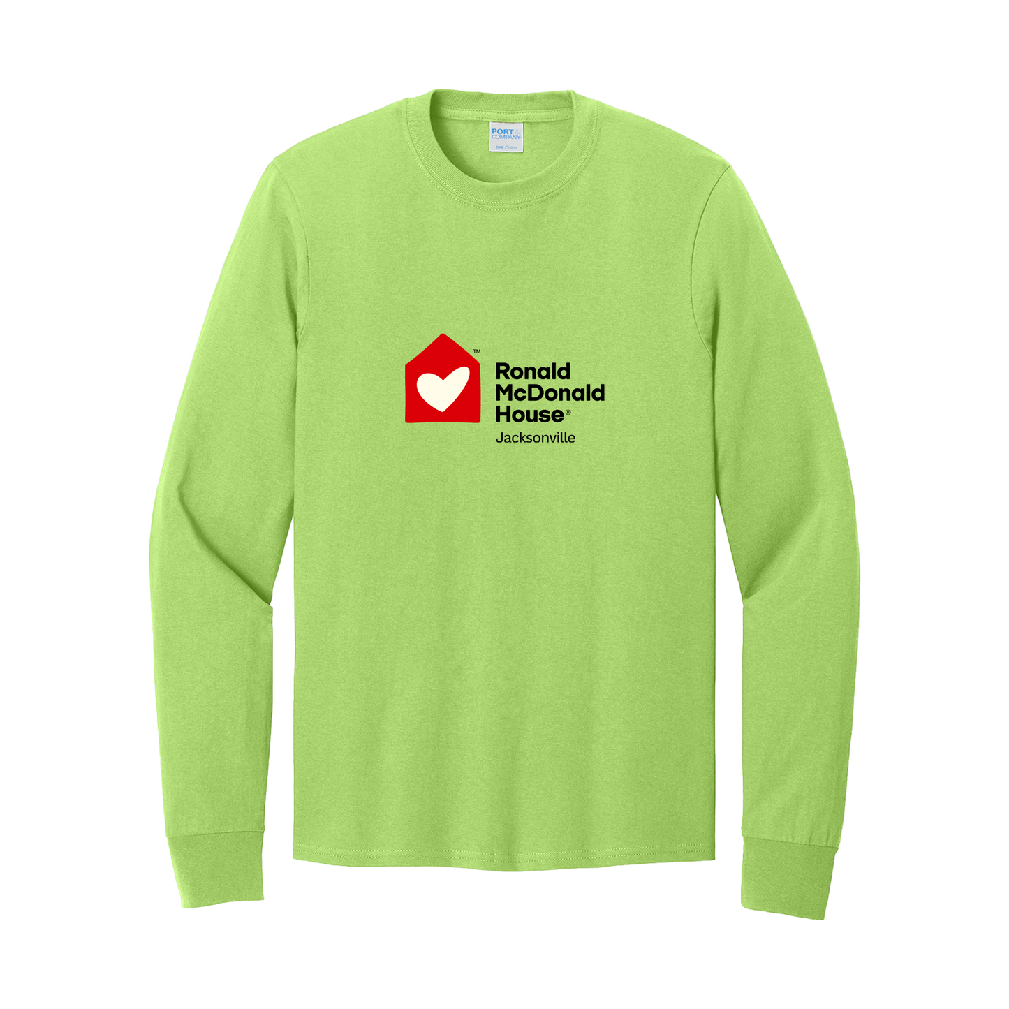 Ronald McDonald House Jacksonville - Port & Co® Long Sleeve Core Cotton Tee