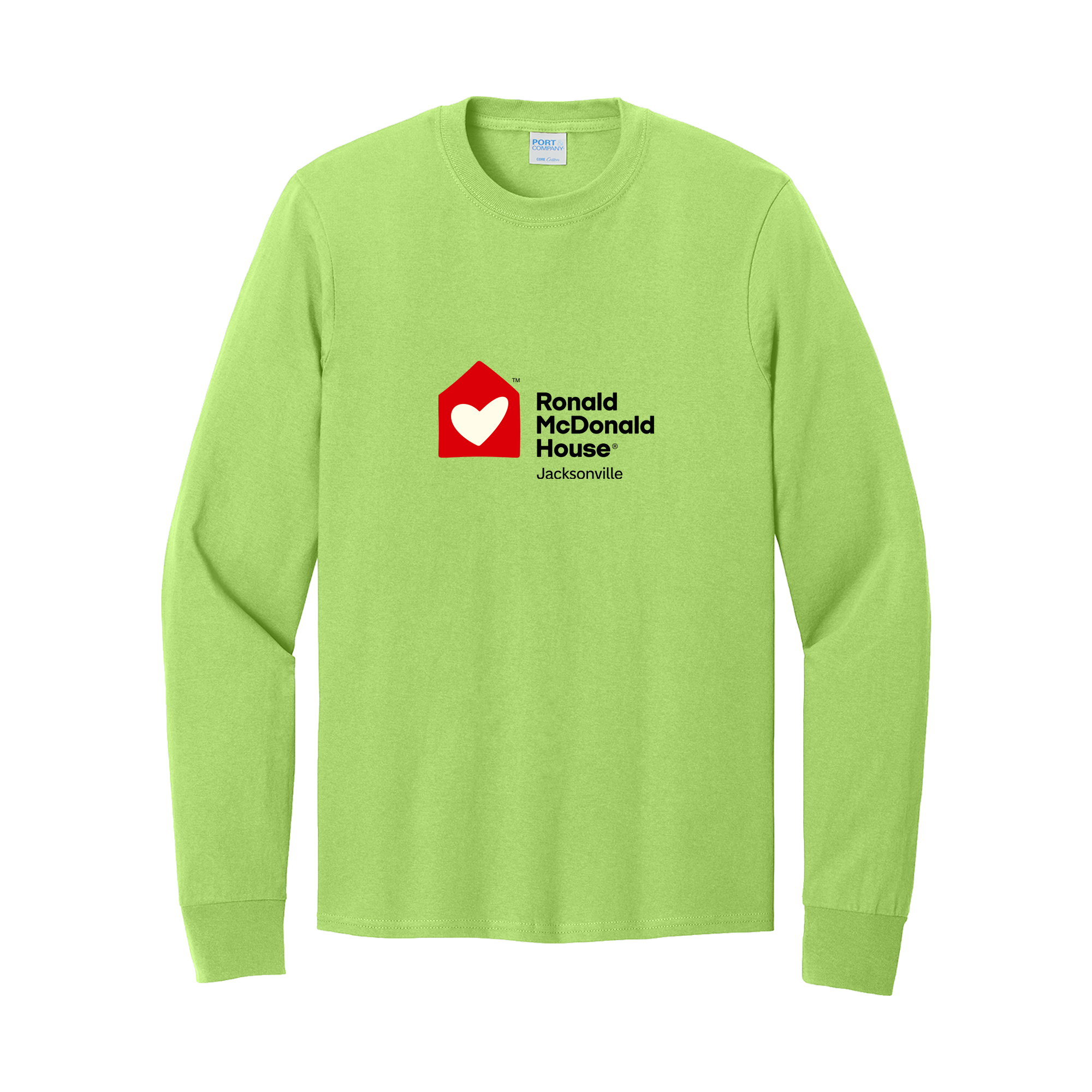 Ronald McDonald House Jacksonville - Port & Co® Long Sleeve Core Cotton Tee