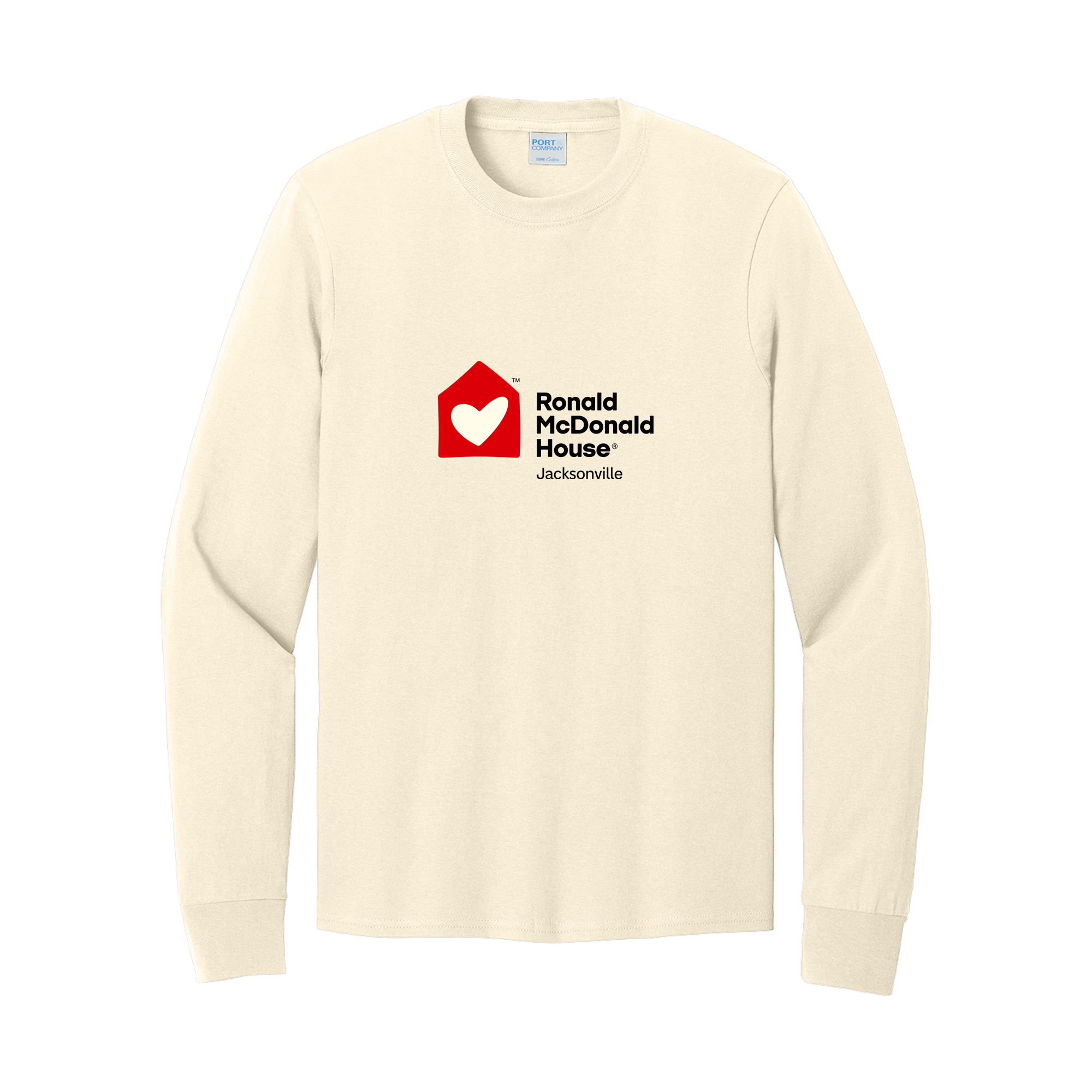 Ronald McDonald House Jacksonville - Port & Co® Long Sleeve Core Cotton Tee
