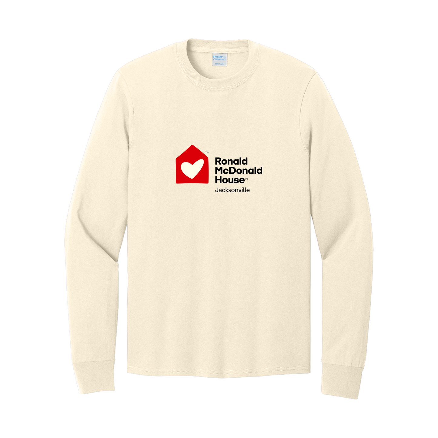 Ronald McDonald House Jacksonville - Port & Co® Long Sleeve Core Cotton Tee