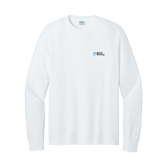 Bank Breezy - Port & Co® Long Sleeve Core Cotton Tee