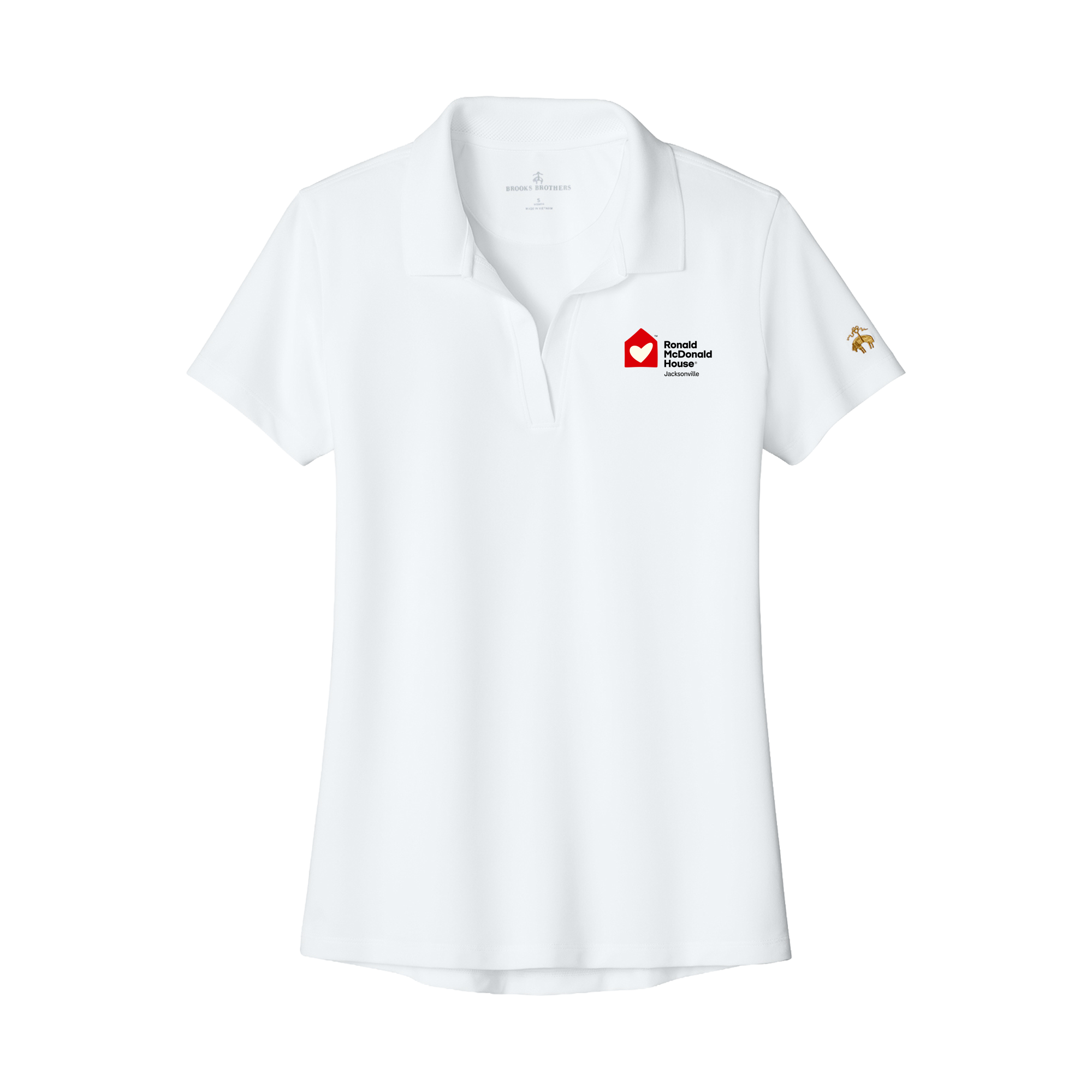 Ronald McDonald House Jacksonville - Brooks Brothers® Women’s Mesh Pique Performance Polo