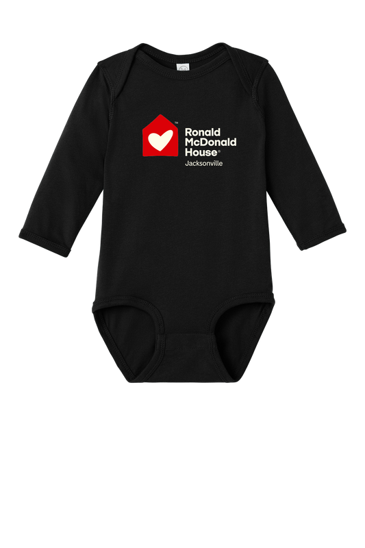 Ronald McDonald House Jacksonville - Rabbit Skins™ Infant Long Sleeve Jersey Bodysuit