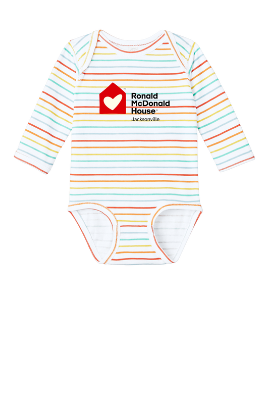 Ronald McDonald House Jacksonville - Rabbit Skins™ Infant Long Sleeve Jersey Bodysuit