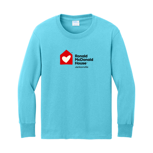 Ronald McDonald House Jacksonville - Port & Co® Youth Long Sleeve Core Cotton Tee