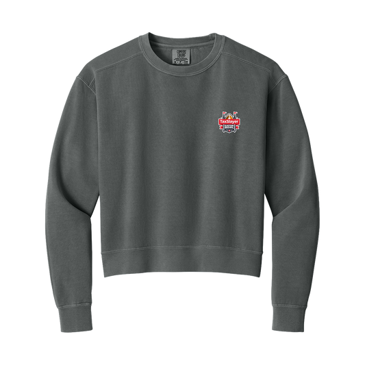 TaxSlayer- Comfort Colors Women's Mid-Length Crewneck Sweatshirt